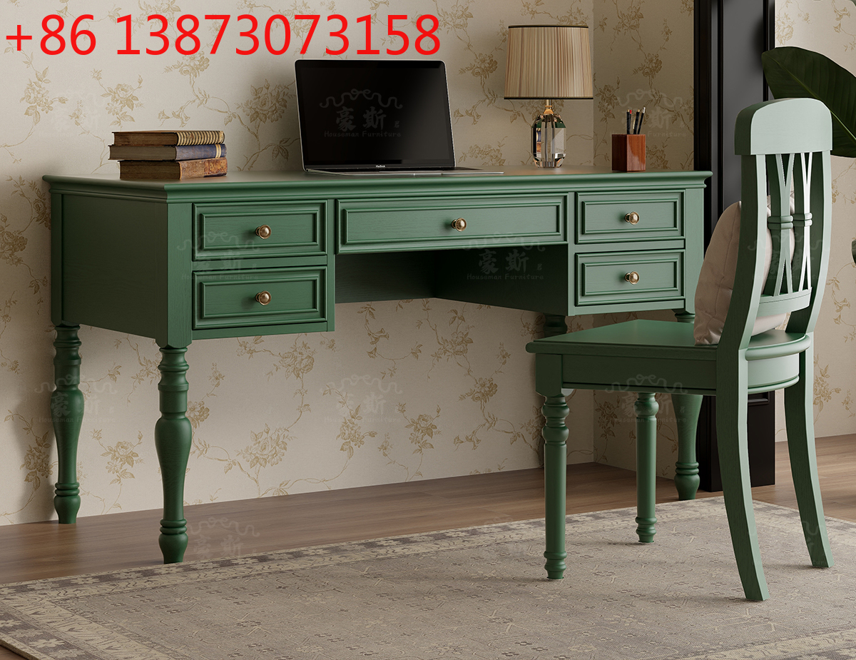 Vintage Style Two-in-One Offic - Home Office With Two Desks incelemesi ve fiyatı