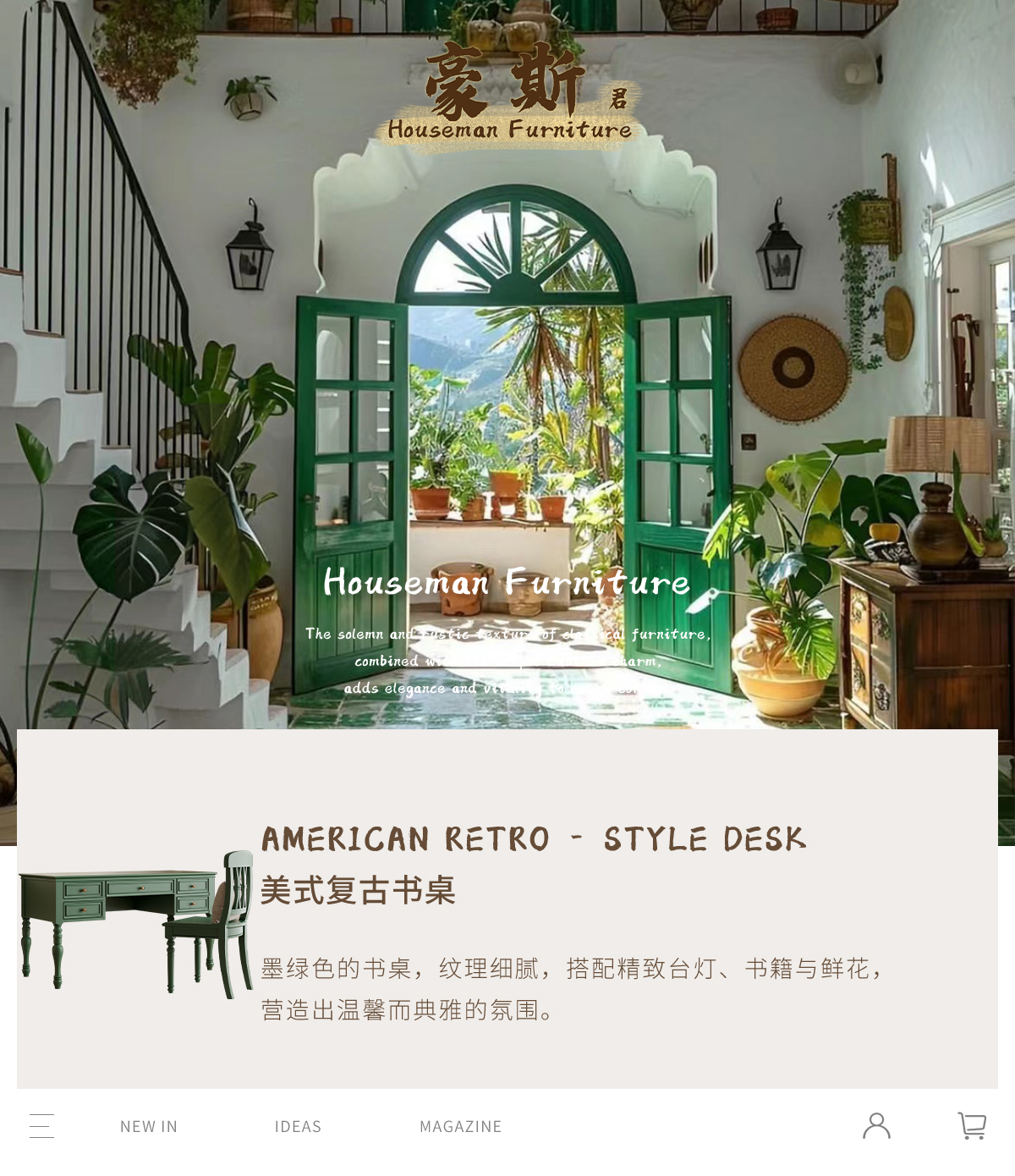 Vintage Style Two-in-One Offic - Home Office With Two Desks incelemesi ve fiyatı