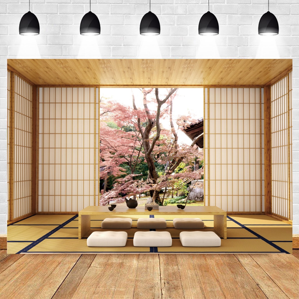 Japanese Style Backdrop Nature - Home Office Backdrop incelemesi ve fiyatı