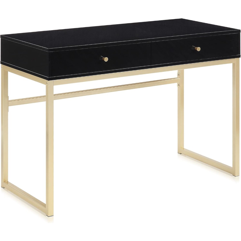 Modern 42 Inch Makeup Vanity D - Home Office With Two Desks incelemesi ve fiyatı