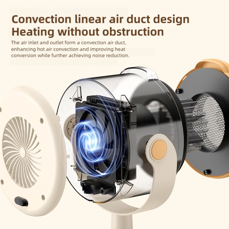 Portable mini heater with two- - Home Office With Two Desks incelemesi ve fiyatı