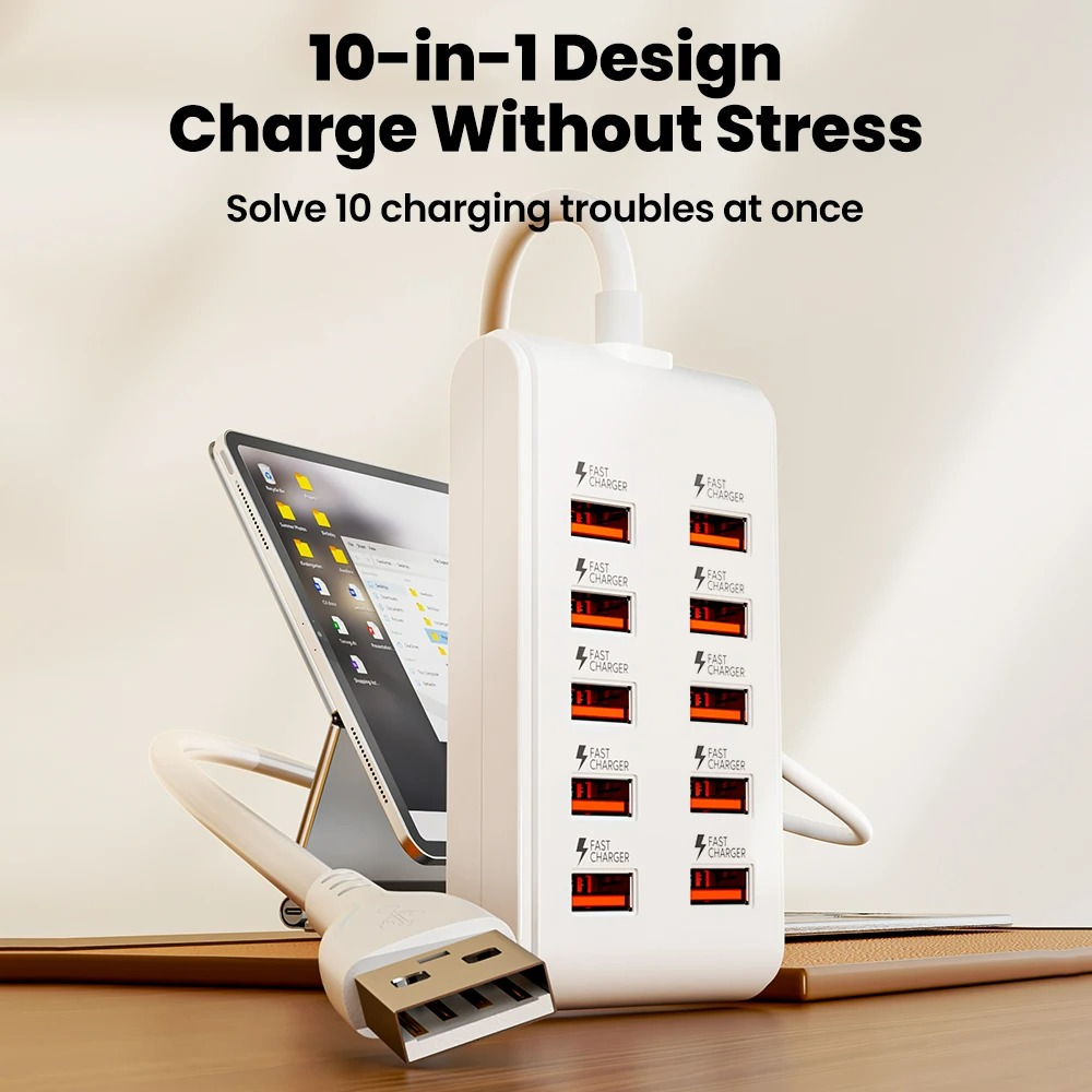 10 in 1 USB Phone Charger Spli - Home Office Call Center incelemesi ve fiyatı