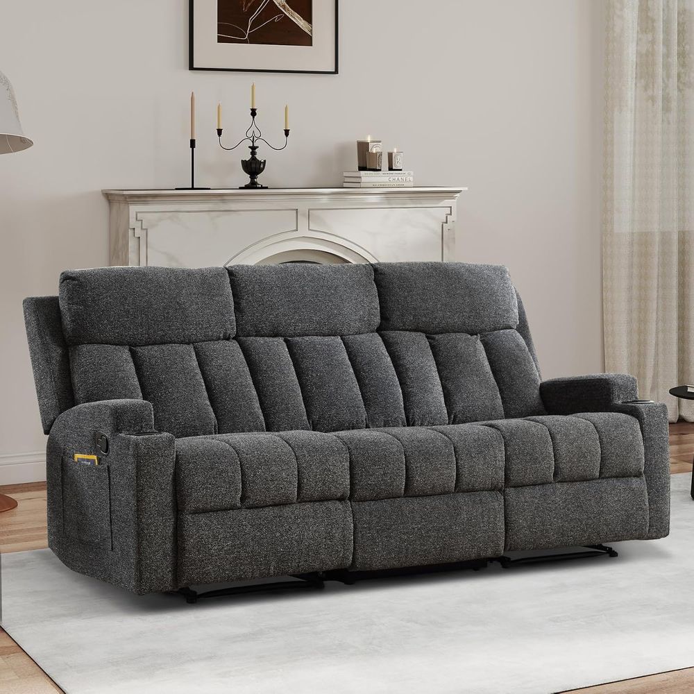 3-Seat Reclining Sofa with Sid - Home Office With Sofa incelemesi ve fiyatı