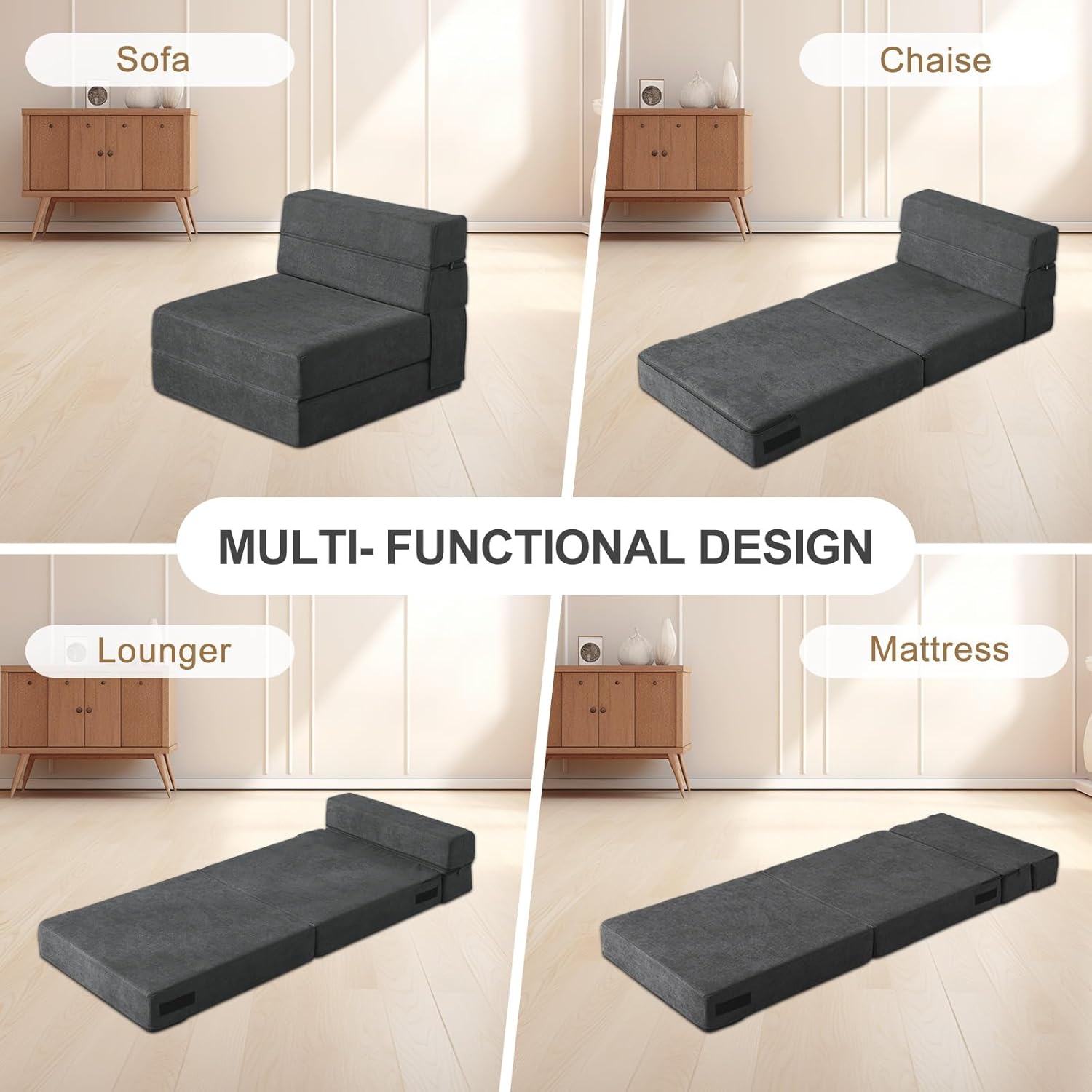 Folding Sofa Bed Single Size w - Home Office With Sofa incelemesi ve fiyatı