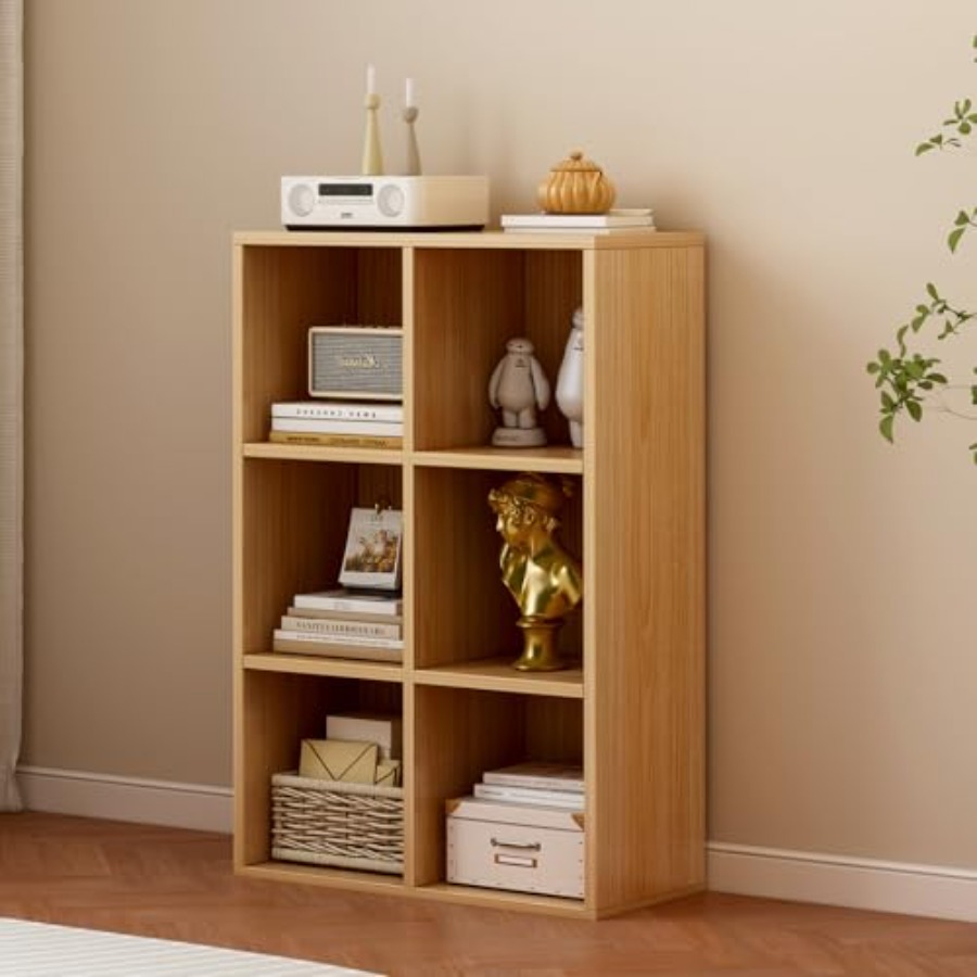 6-Cube Storage Shelf Bookcase  - Bookcase Wood Shelf incelemesi ve fiyatı