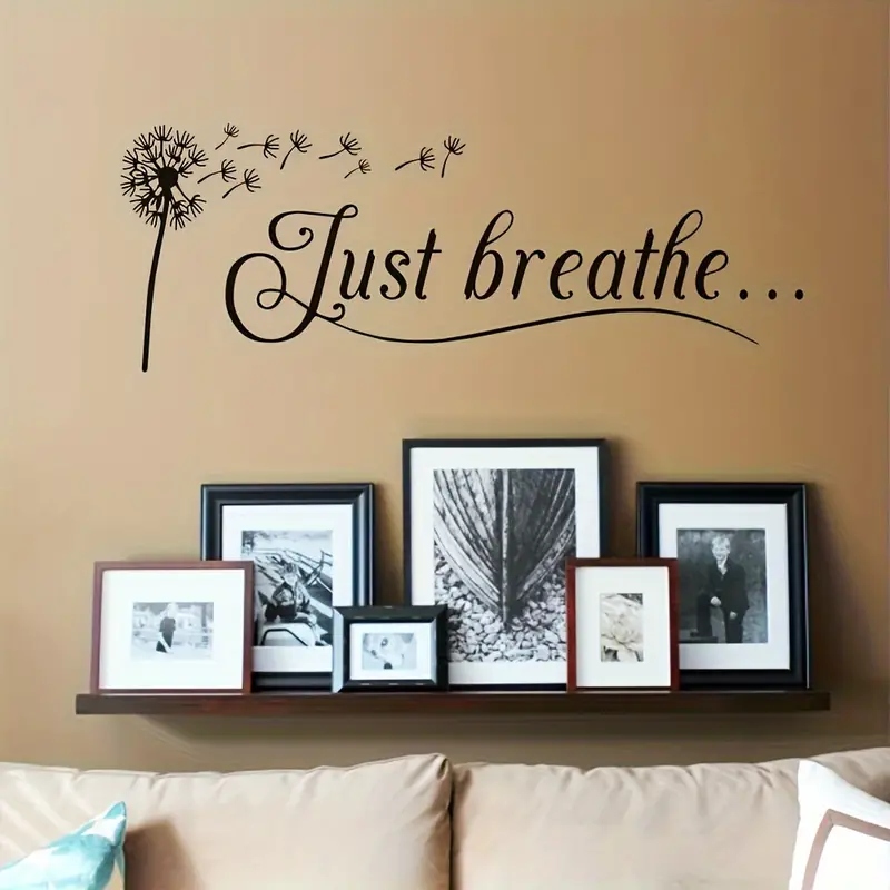 1pc Artistic Fonts PVC Wall De - Home Office Backdrop incelemesi ve fiyatı