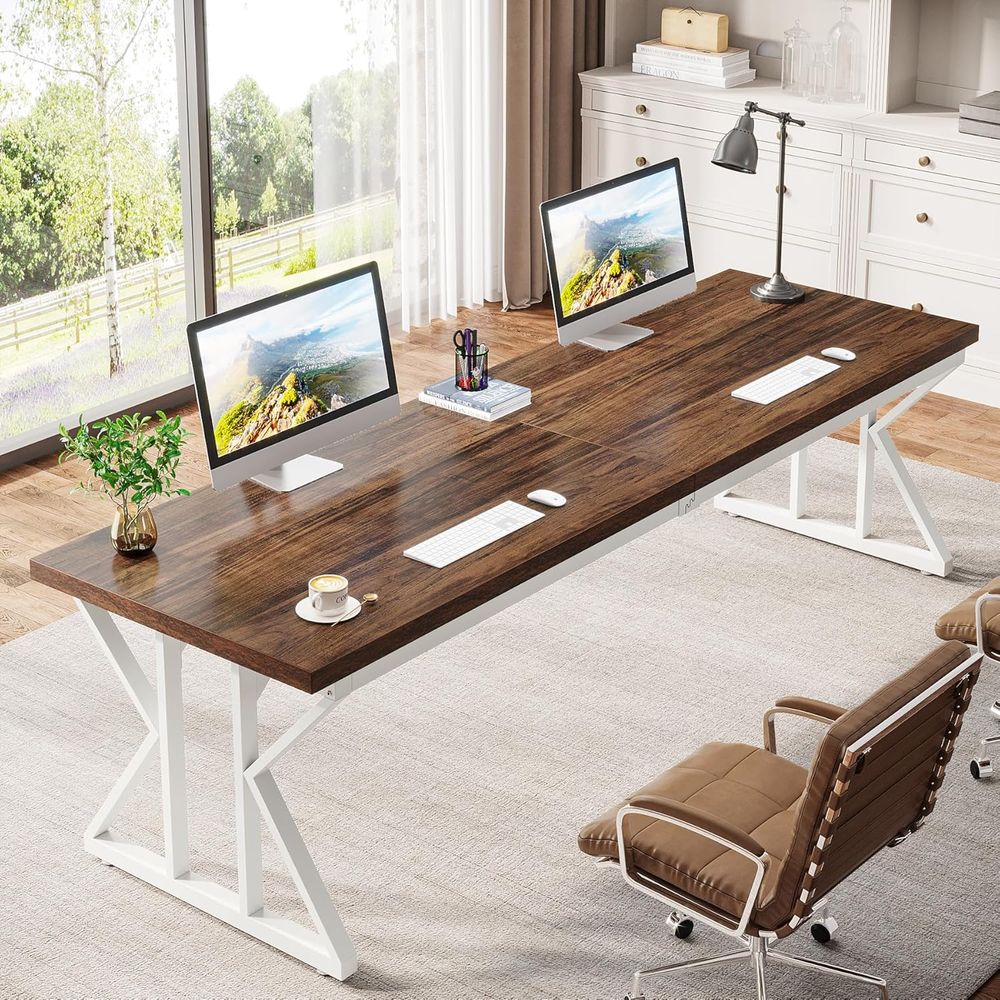 Large 78.7 Two-Person Executiv - Home Office With Two Desks incelemesi ve fiyatı