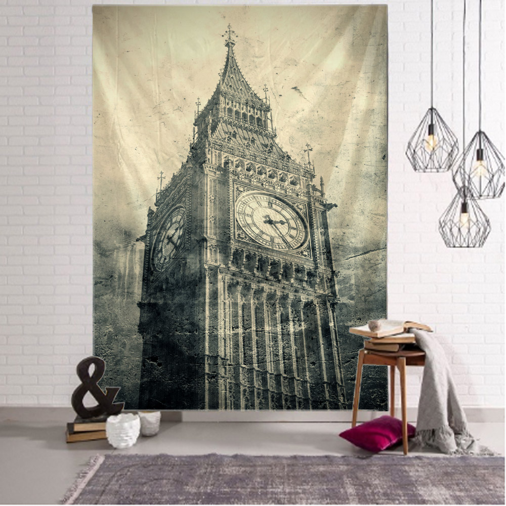 Paris Tower tapestry, retro la - Home Office Backdrop incelemesi ve fiyatı