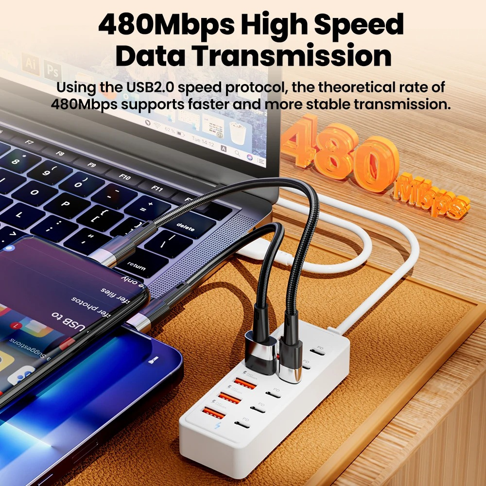 12in1 Power Strip Desktop Supe - Home Office Call Center incelemesi ve fiyatı