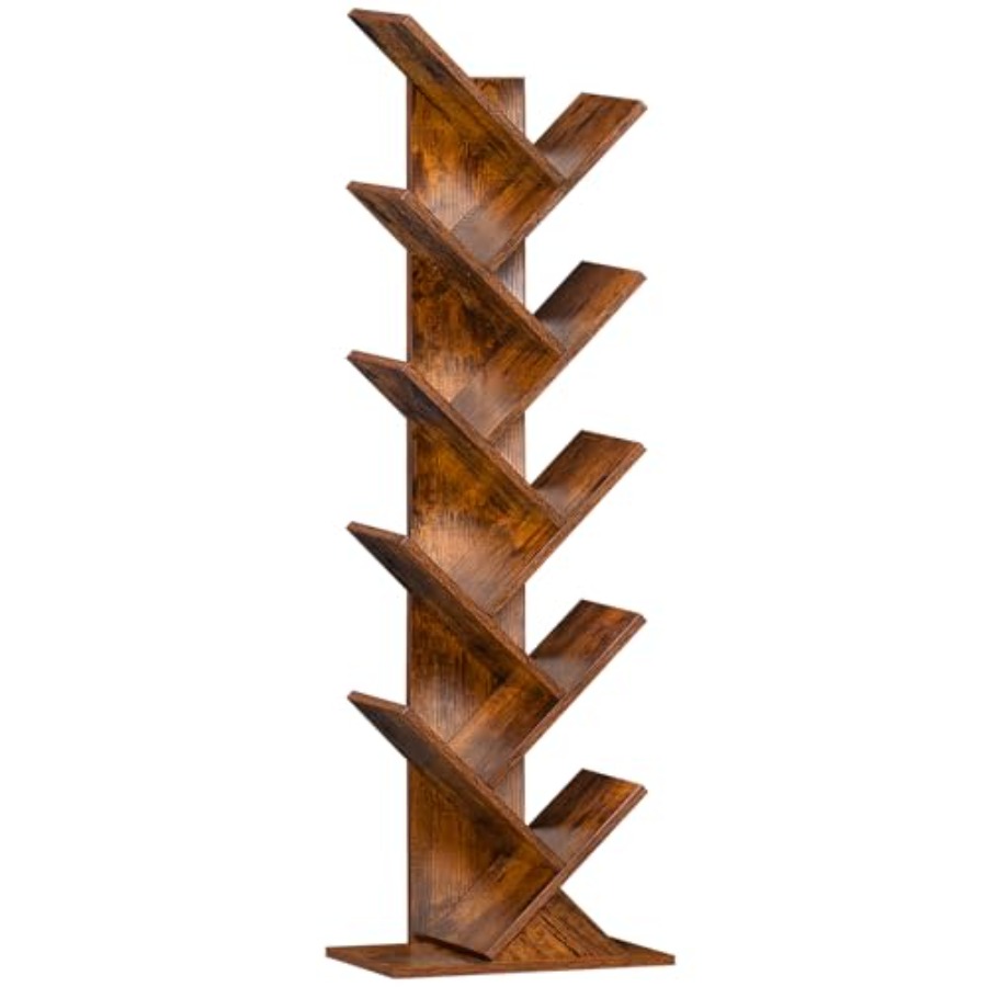 Tree Book Shelf, Floor Standin - Bookcase Wood Shelf incelemesi ve fiyatı