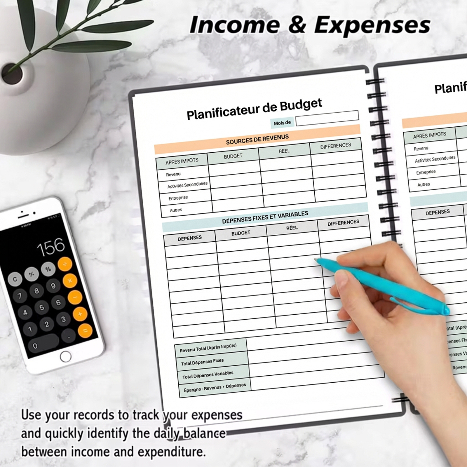 A5 Spiral Budget Planner Noteb - Home Office Expenses incelemesi ve fiyatı