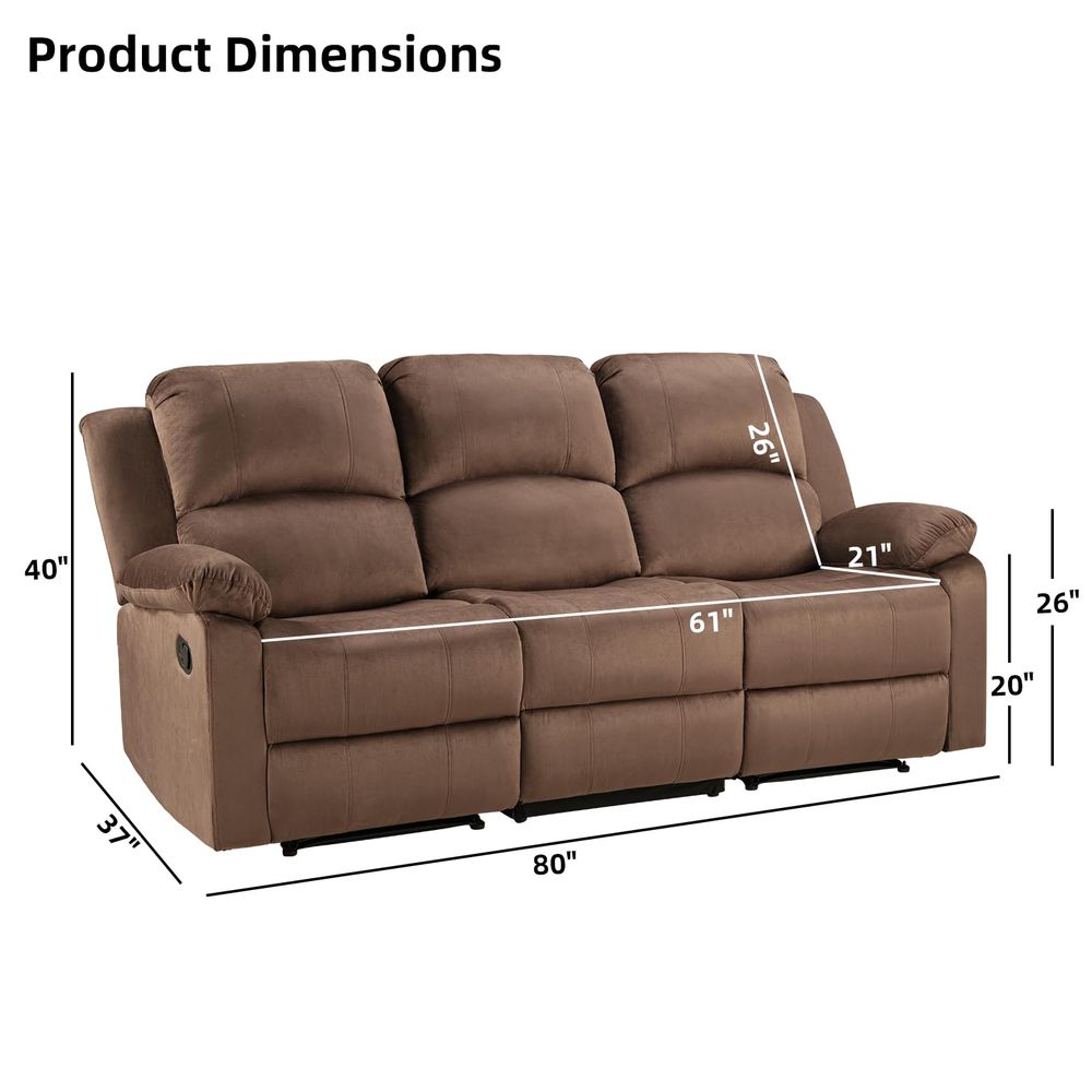 3 Seat Recliner Sofa for Livin - Home Office With Sofa incelemesi ve fiyatı