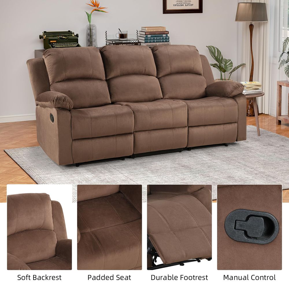 3 Seat Recliner Sofa for Livin - Home Office With Sofa incelemesi ve fiyatı