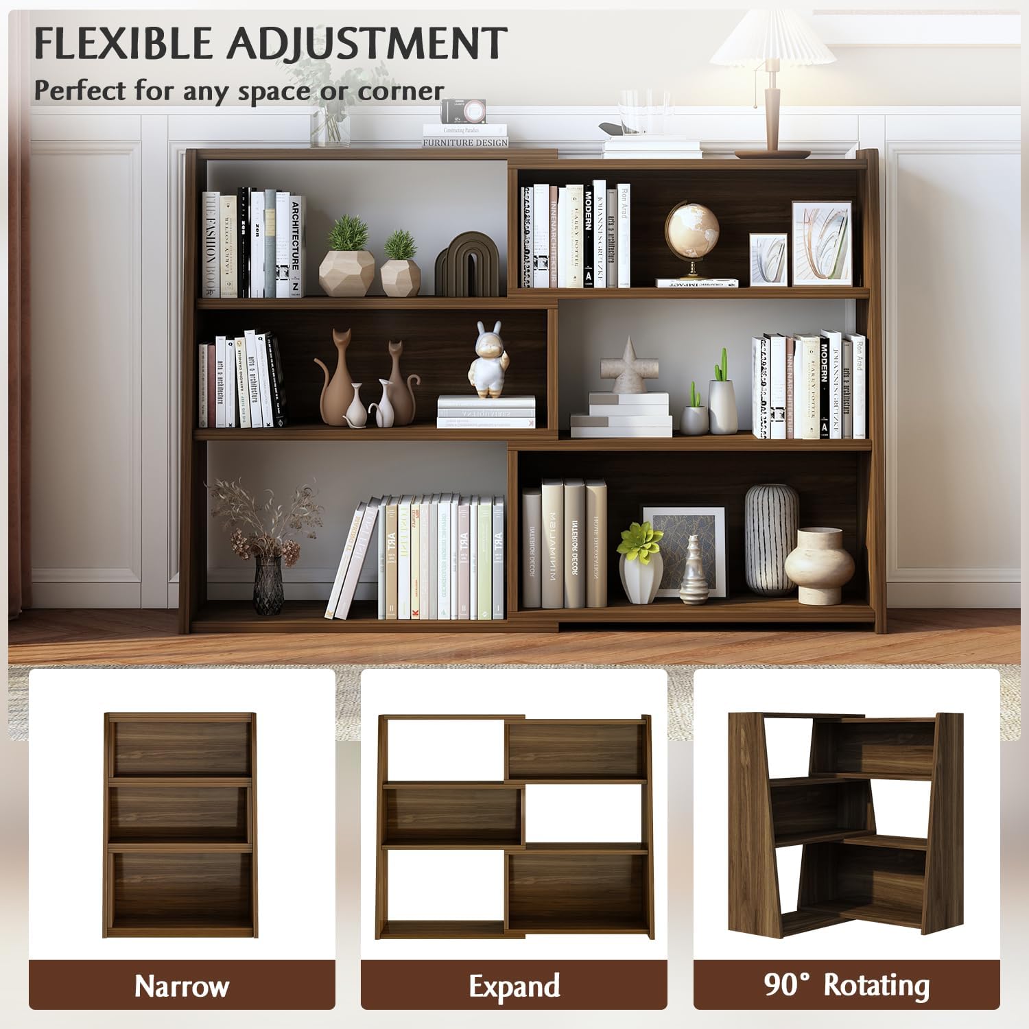 Wooden Extendable Shelf Bookca - Bookcase Wood Shelf incelemesi ve fiyatı