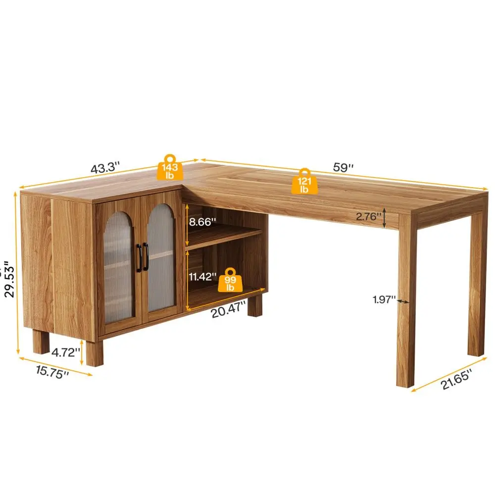 Two Person Desk, 86.6 Inch Ext - Home Office With Two Desks incelemesi ve fiyatı