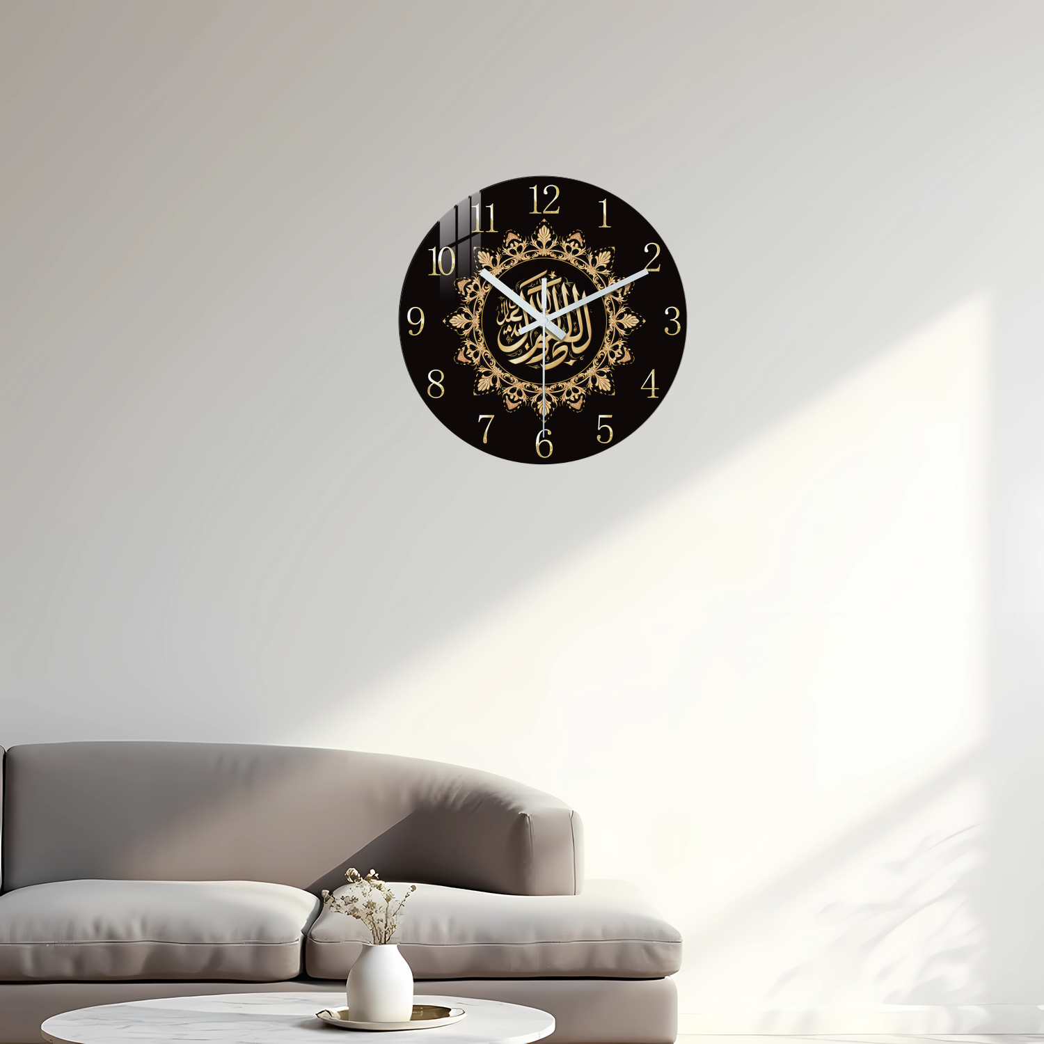 Geometric Line Wooden Wall Clo - Home Office Backdrop incelemesi ve fiyatı