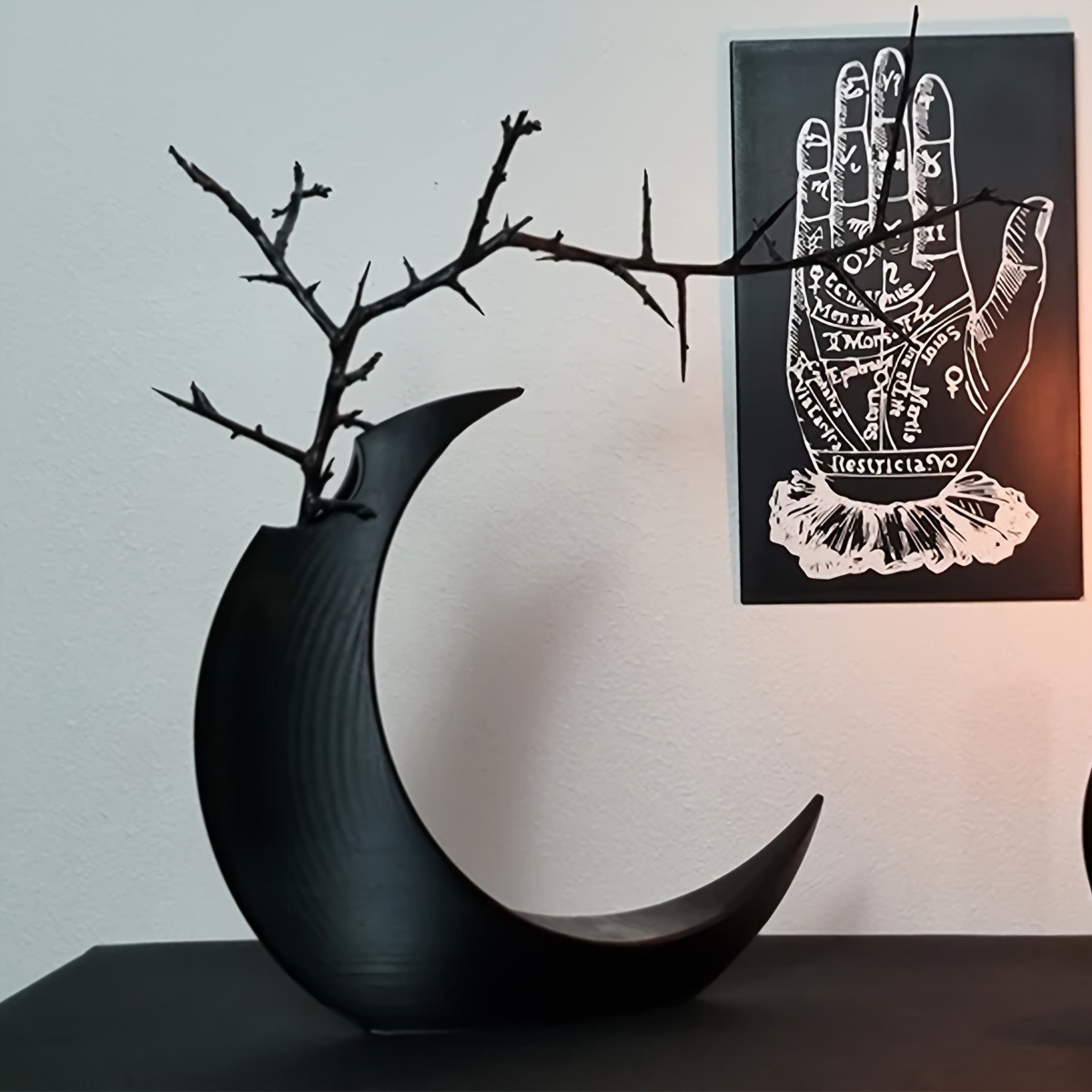 Two fashionable moon-style vas - Home Office With Two Desks incelemesi ve fiyatı