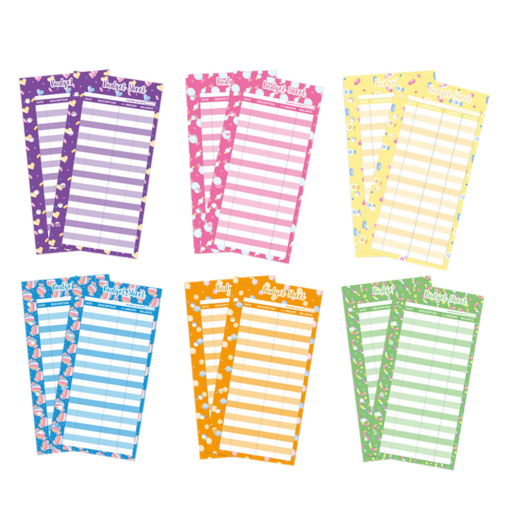 24Pcs Budget Cards Candy Print - Home Office Expenses incelemesi ve fiyatı