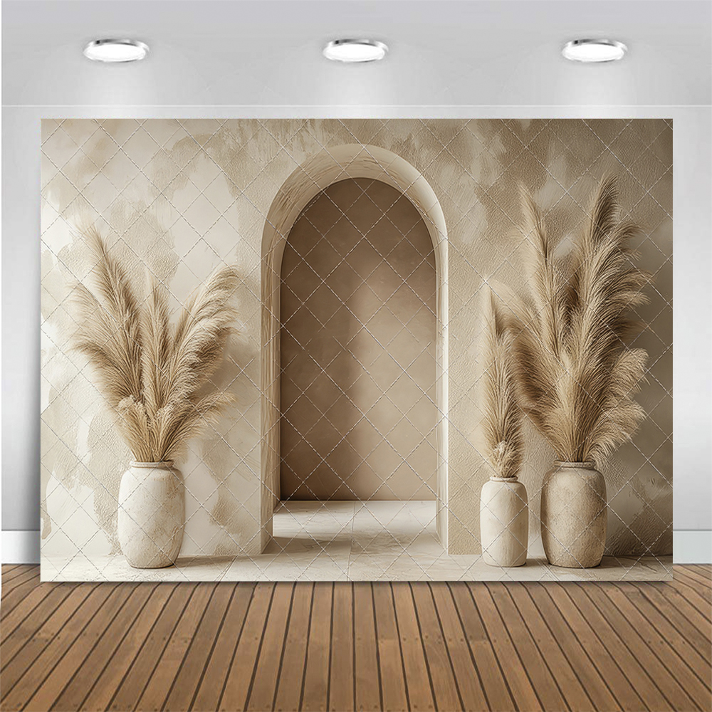 Vintage Arched Wall Photograph - Home Office Backdrop incelemesi ve fiyatı