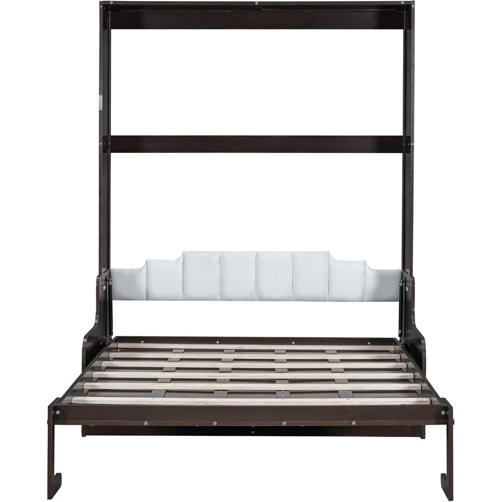 Queen Size Wooden Murphy Bed w - Home Office With Sofa incelemesi ve fiyatı