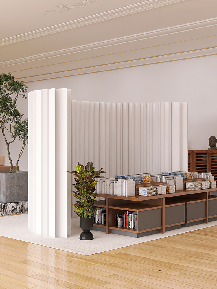 Folding Paper Screen Partition - Home Office Backdrop incelemesi ve fiyatı